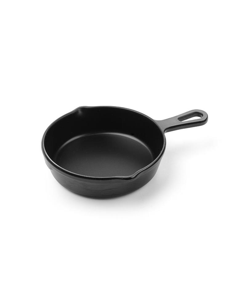 Mini-Topf - Little Chef - Melamin - Schwarz - Hendi - 564509