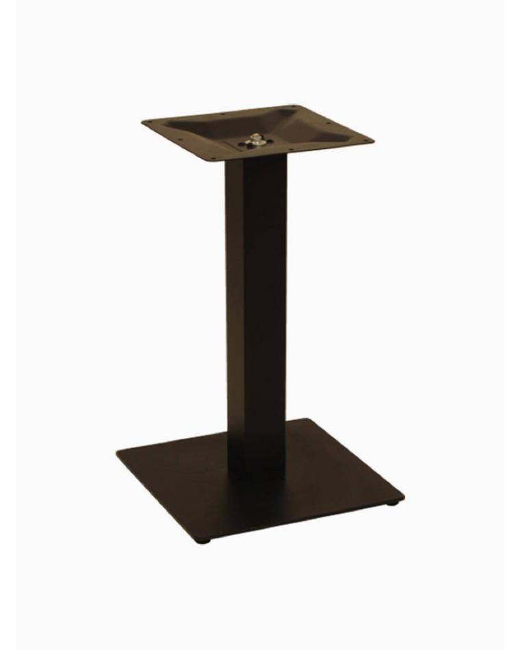 Schwarzer flacher quadratischer Tischfuß 40x40cm