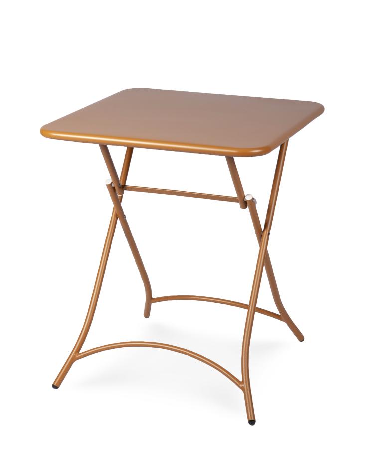 Terrassentisch Toskana - Terrakotta-Stahl - 60 x 60 CM - G-Line