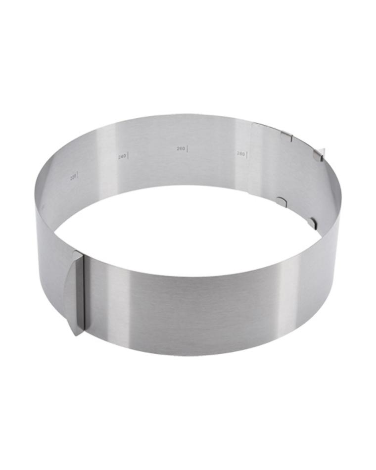 Kuchenring - Edelstahl - Ø 16/30 cm - 016029