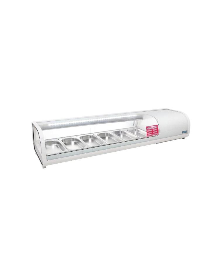 Koeltoonbank - 1/3 GN - Wit - RVS - 220-240V - Polar