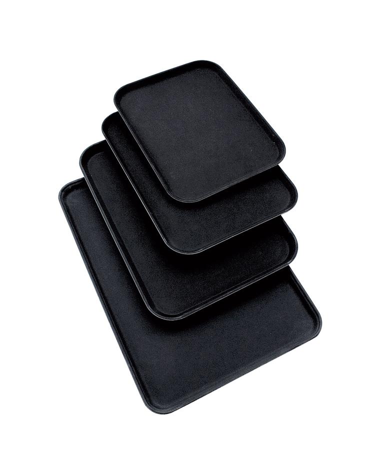 Tablett - Schwarz - Rutschfest - 41 x 38 cm - G-Line