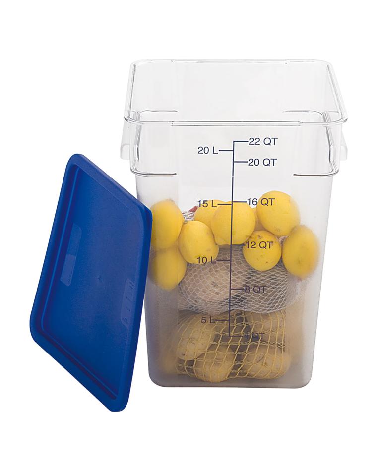 Lebensmittelbehälter - Poly - Skala - H 40 x 30 x 30 cm - 20,8 Liter - G-Line