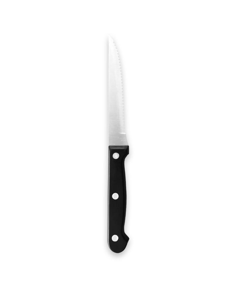Steakmesser - 22 cm - Schwarzer Griff - G-Line