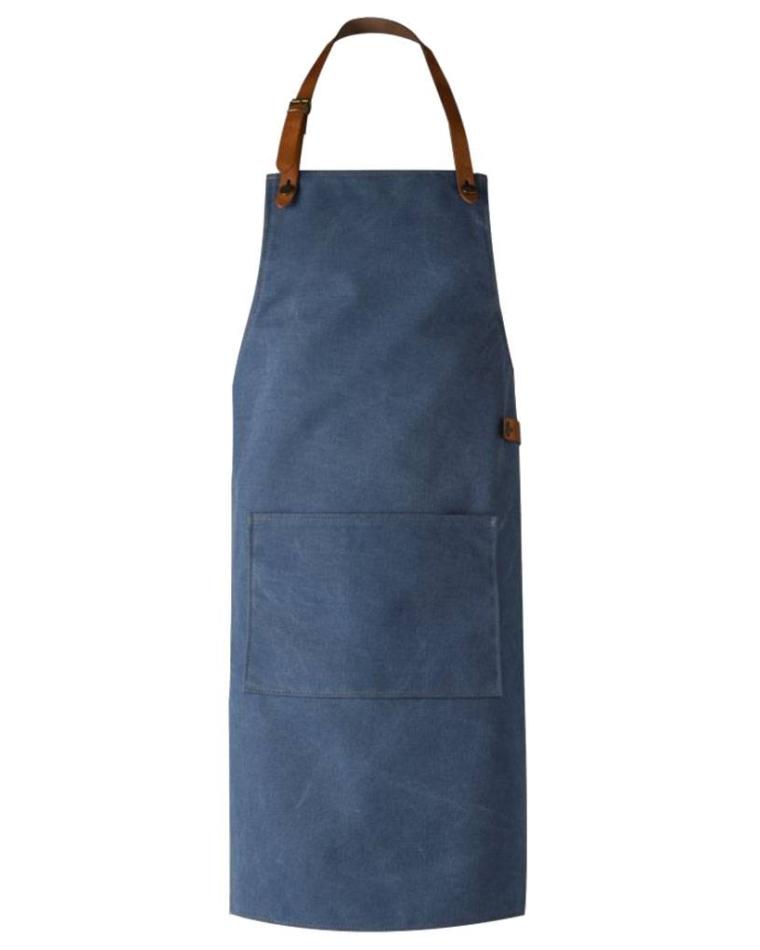 Grillschürze - Breite 59,2 cm - Blau - Authentisch