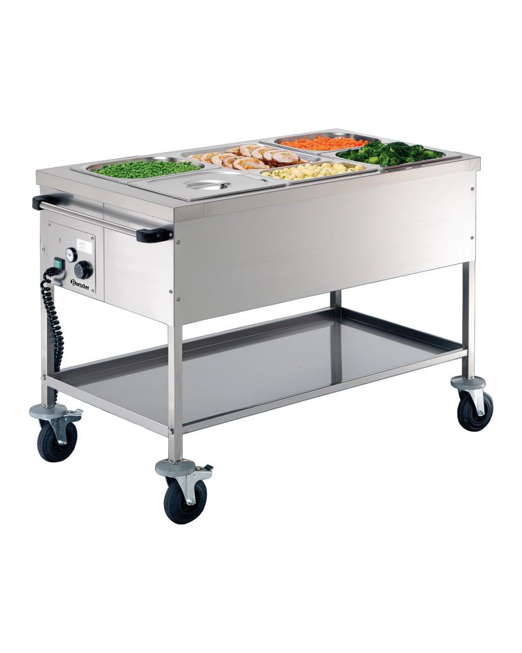 Bain-Marie - 3 x 1/1 GN - H 85,5 x 65 x 120 cm - Bartscher - 200255