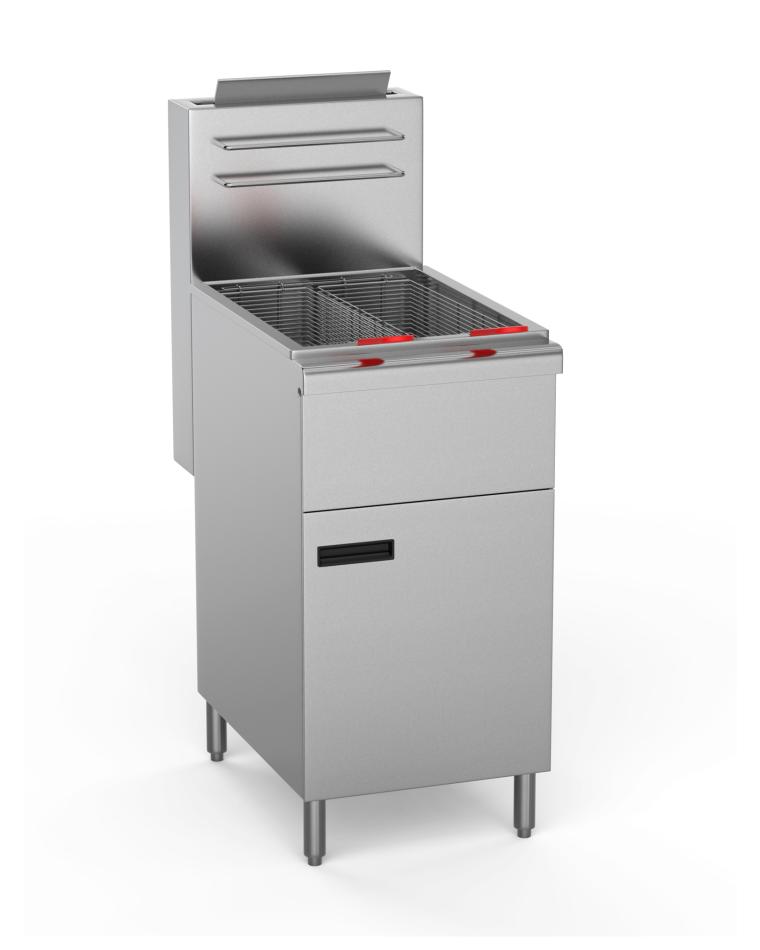 Gastronomie Friteuse - Erdgas - 1 x 16 Liter - G-Line