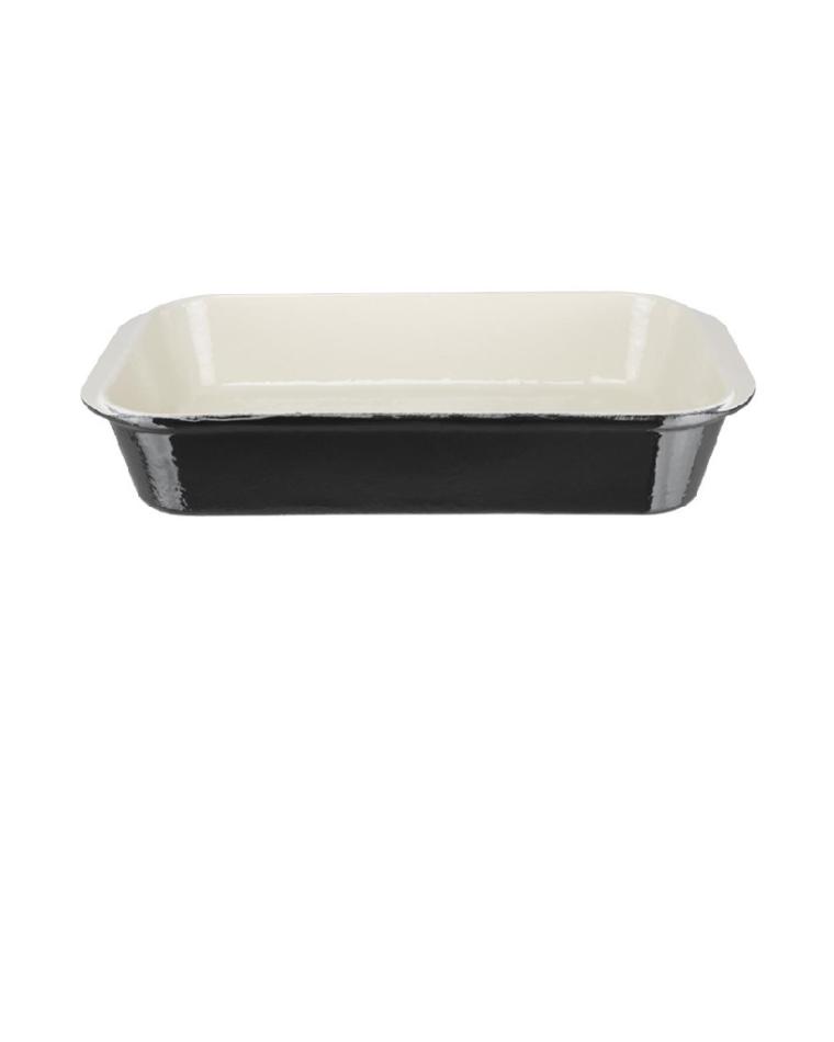 Rechteckige Auflaufform schwarz 40,5 x 25 cm - U572 - Vogue