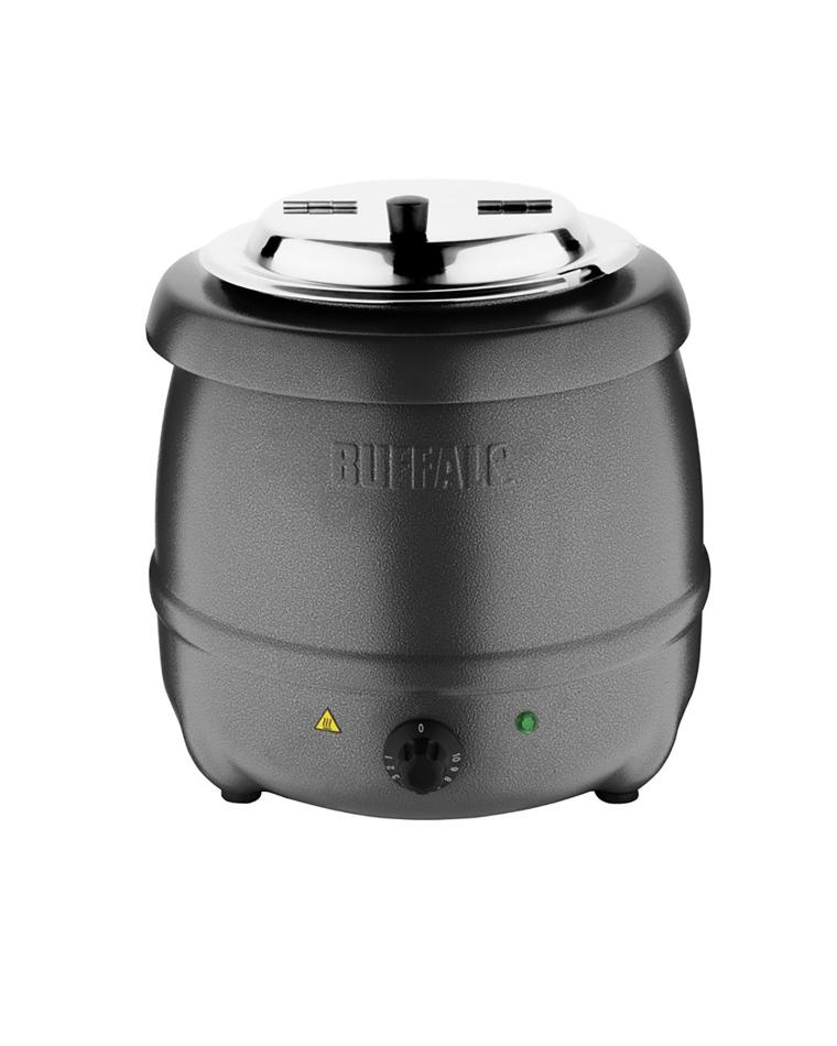 Suppenkessel - 10 Liter - Grau - Ø 33 x H 37,5 cm - 230 V - Buffalo - G107