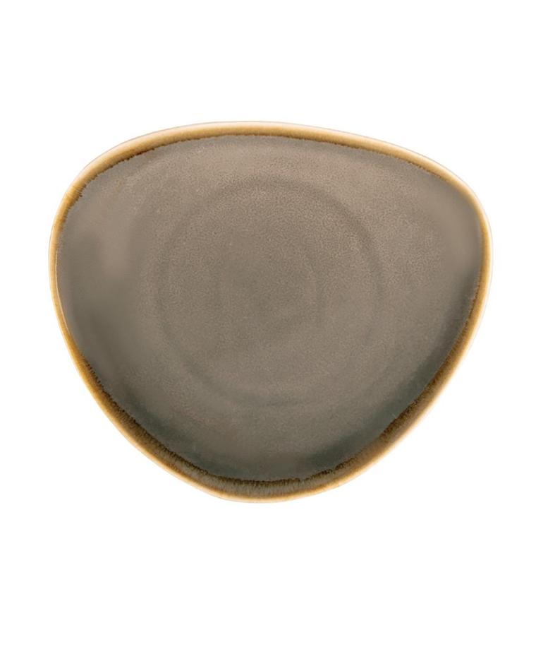 Olympia dreieckige Teller grau - HC385