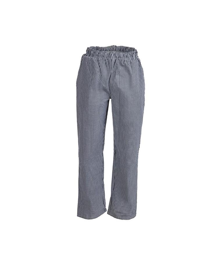 Kochhose – Unisex – Schwarz/Weiß – Polyester/Baumwolle – Weiße Kochkleidung – DL712
