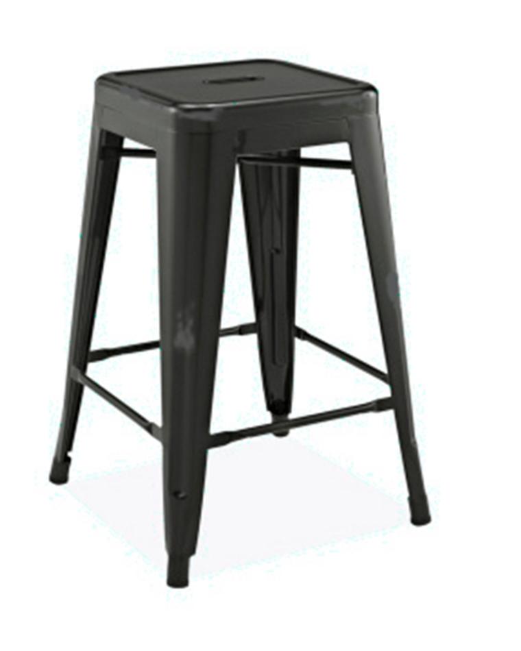 G-Line-Barhocker - Retro - Vintage Look - Schwarz