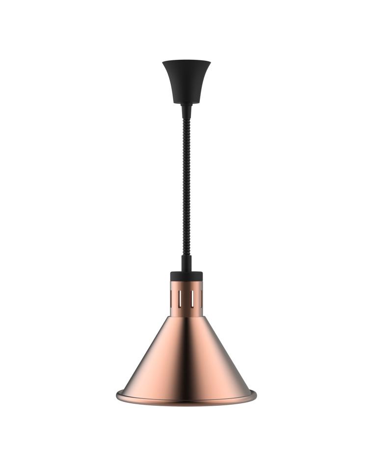 Wärmelampe - Inkl. Beleuchtung - 250 Watt - Bronze - 230 V - verstellbar - 150 cm - Promoline