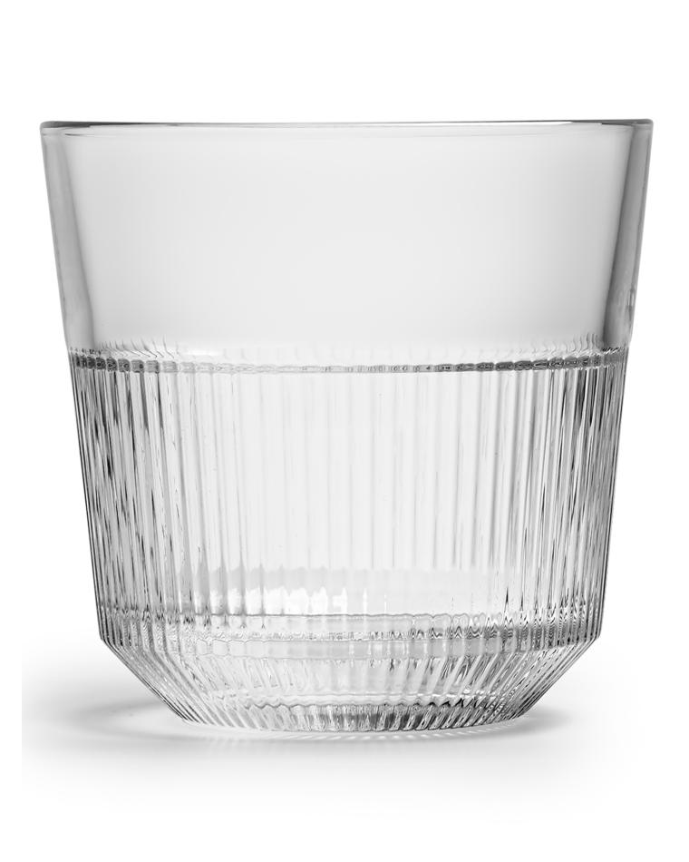 Becher - 6 Stück - 26,5 CL - H 8,6 x Ø8,4 CM - Glas - Royal Leerdam - Rayo - 532466