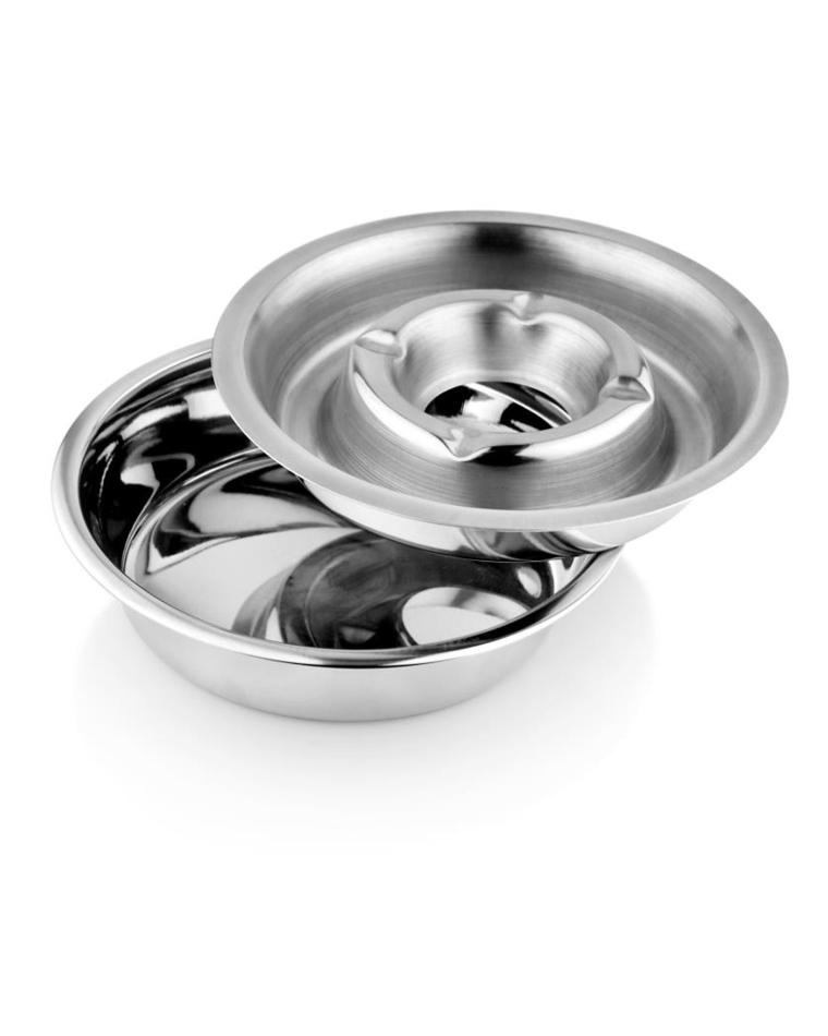 Aschenbecher - Ø14 cm - Edelstahl - Außen - G-Line