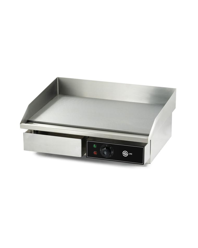 Grillplatte elektrisch - 55 cm breit - glatt - 58153 - Promoline