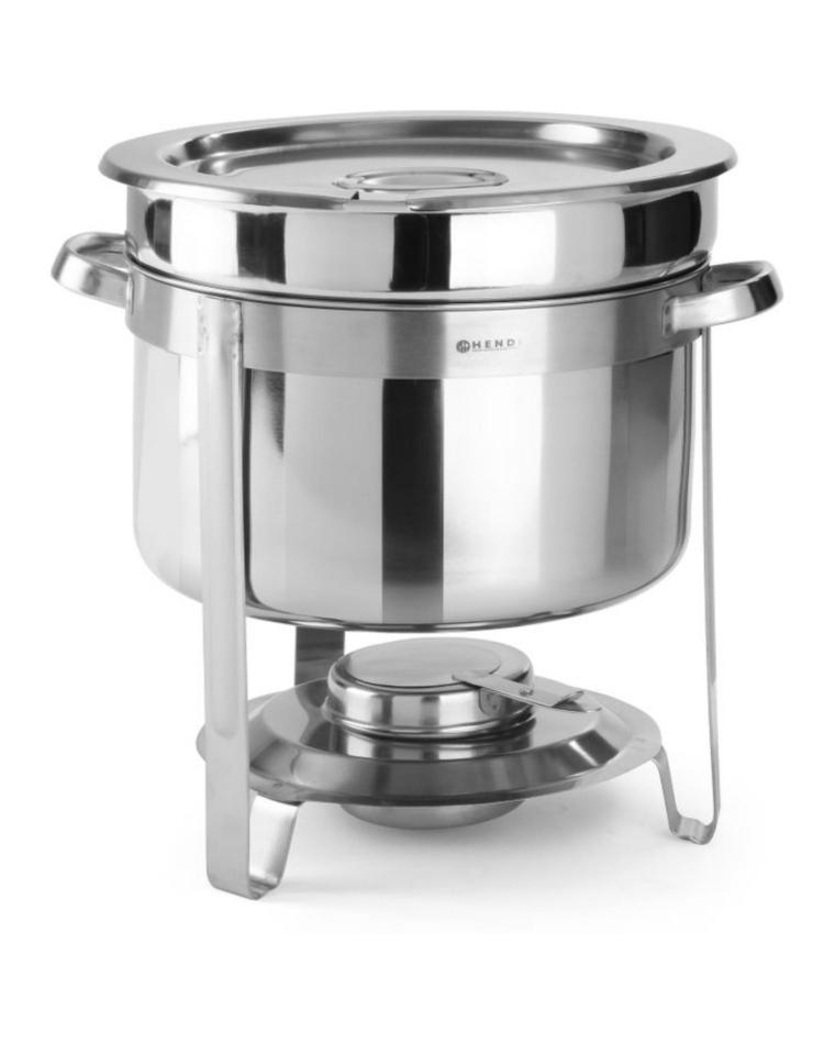 Suppen Chafing Dish - Economic - 8 Liter - Edelstahl - Hendi - 472507