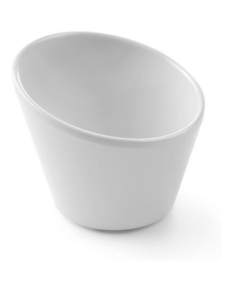 Velocity Schrägschalen - Melamin - Ø 9,7 cm - Weiß - Hendi - 564585