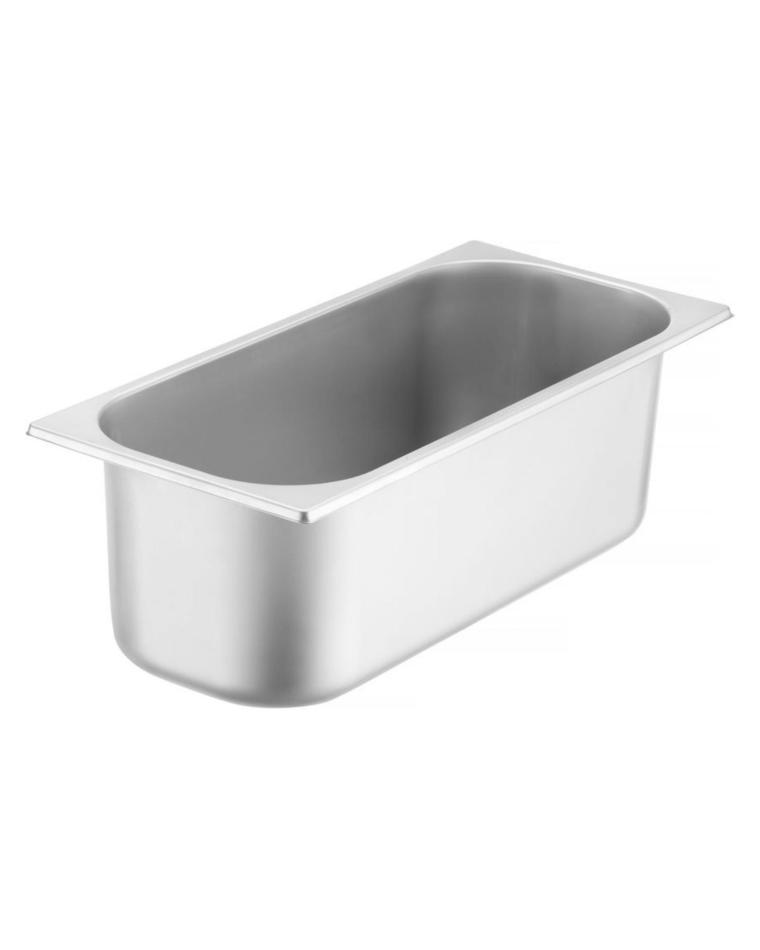 Eisbehälter Kitchen Line - Edelstahl - H 12 x 16,5 x 36 cm - Hendi - 807019