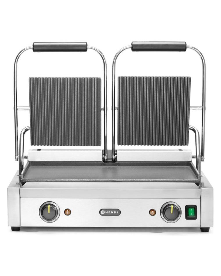 Kontaktgrill - Doppelversion - 57 x 37 cm - Hendi - 263808