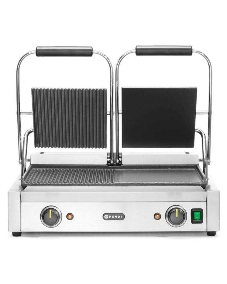 Kontaktgrill - Doppelversion - 57 x 37 cm - Hendi - 263907