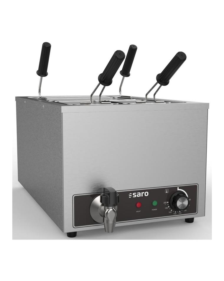 Nudelkocher – Edelstahl – 25 Liter – 230 V – H 28,9 x B 63,25 x T 35,4 cm – Saro – 443-2020