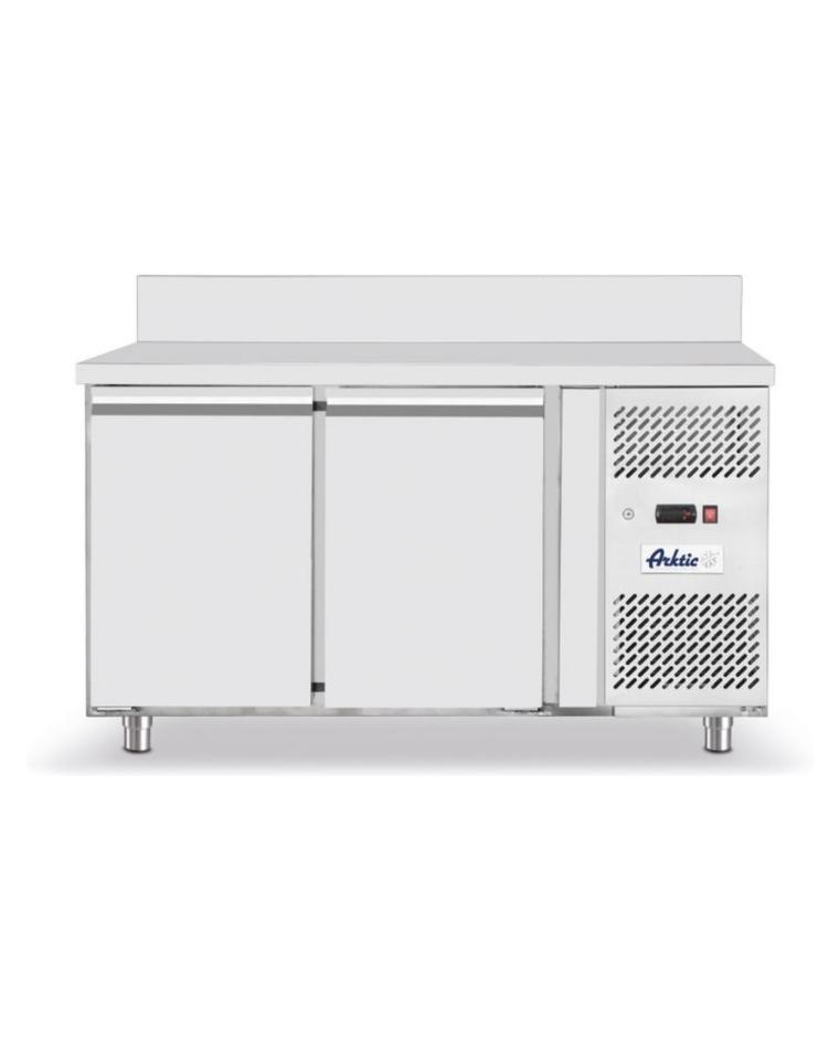 Kühltisch mit 2 Türen Profi Line 280L - Edelstahl - H 85 x 70 x 136 cm - Hendi - 232064
