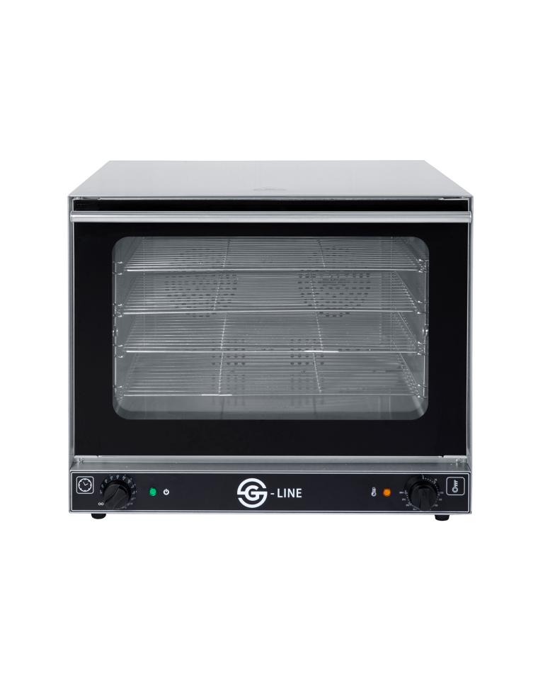 Konvektionsofen – 1/1 GN – Edelstahl – 230 V – H 58 x B 68,6 x T 66,3 cm – G-Linie