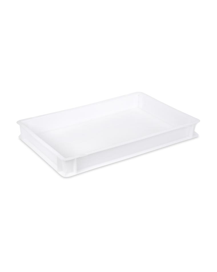 Pizzateigbehälter - Teigkiste - H 7 x 60 x 40 cm - Weiß - G-Line