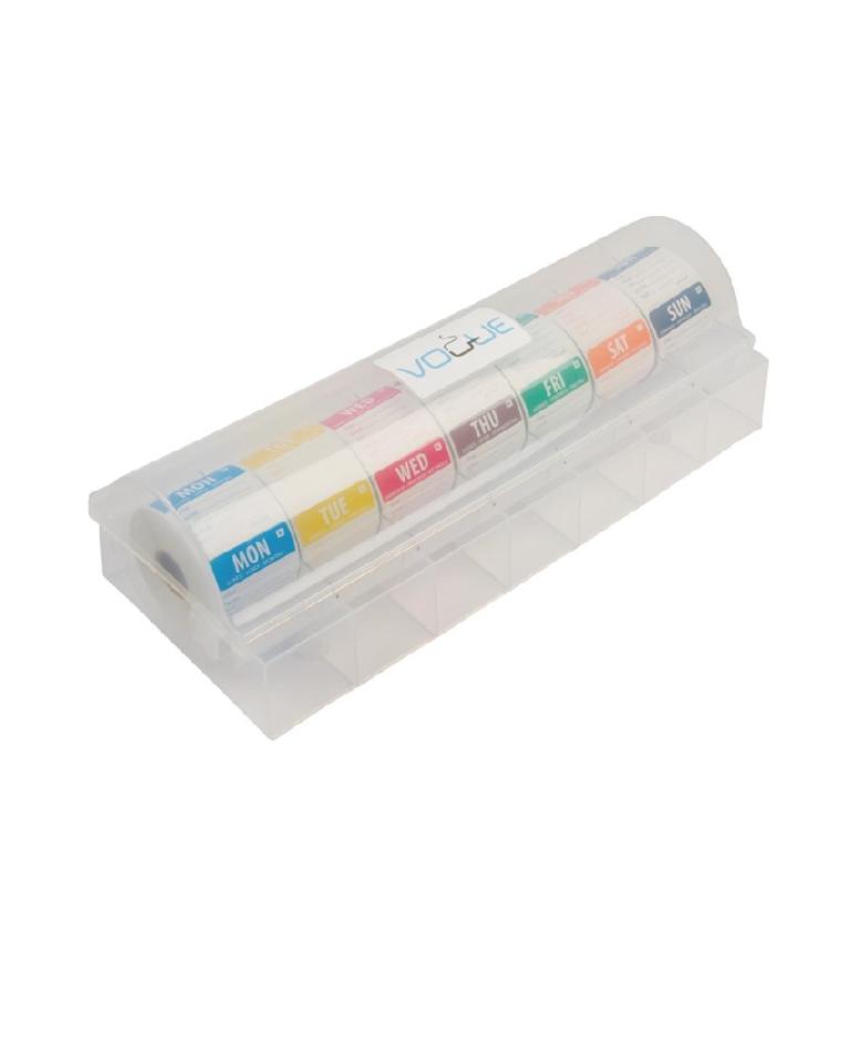 Farbcodierte Aufkleber - Abnehmbar - 5 cm - Spender - Vogue - S811