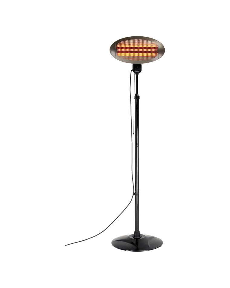 Terrassenheizung - Infrarot - Schwarz - H 210 x 55 x 50 cm - Bartscher - 825207
