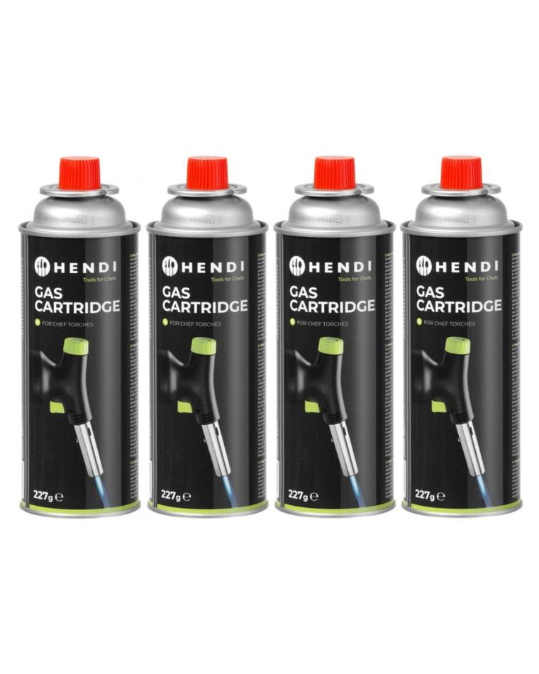Set mit 4 Gaskanistern - Hendi - 199039