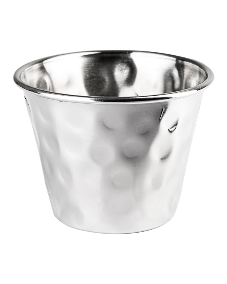 Dip-Schale - Edelstahl - gehämmert - 75 ml - G-Line