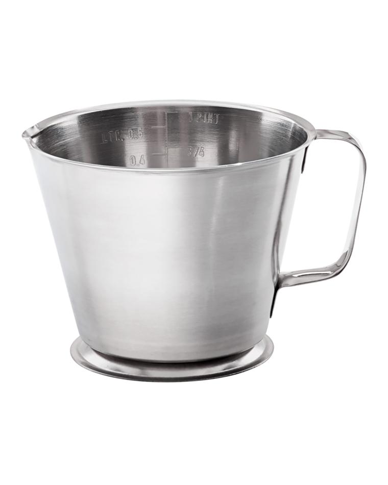 Messbecher - 0,5 Liter - Edelstahl - G-Line