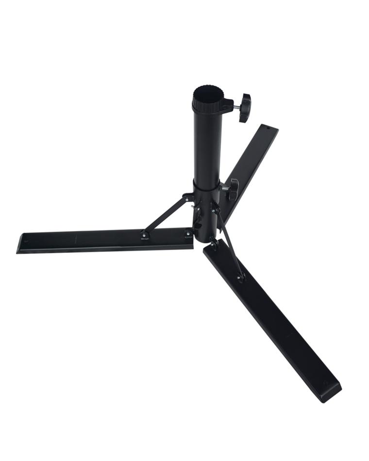Sonnenschirmständer 3-beinig - Schwarz - faltbar - 6 kg - G-Line