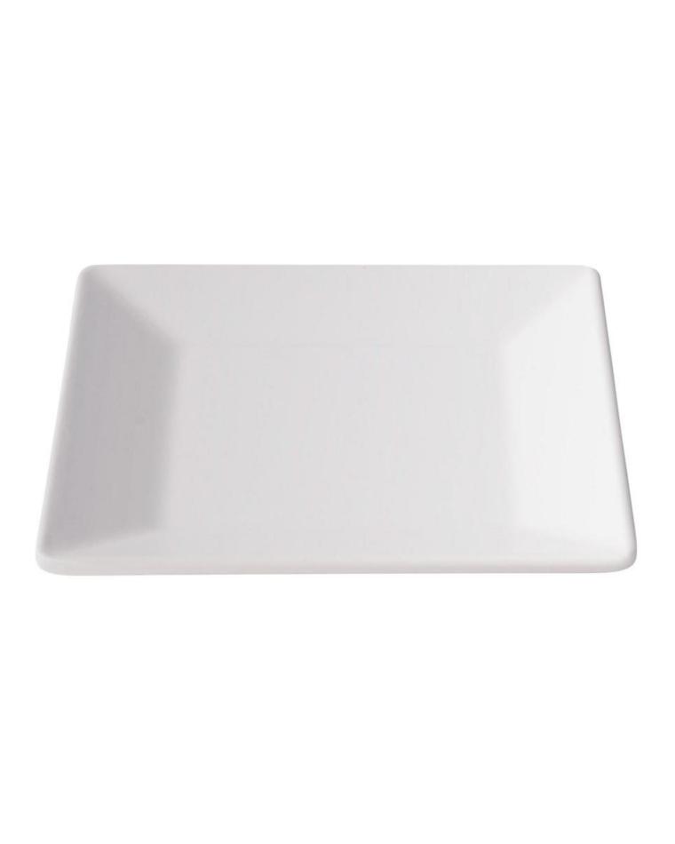 Teller - Quadratisch - Weiß - Melamin - B 21 x T 21 CM - G-Line