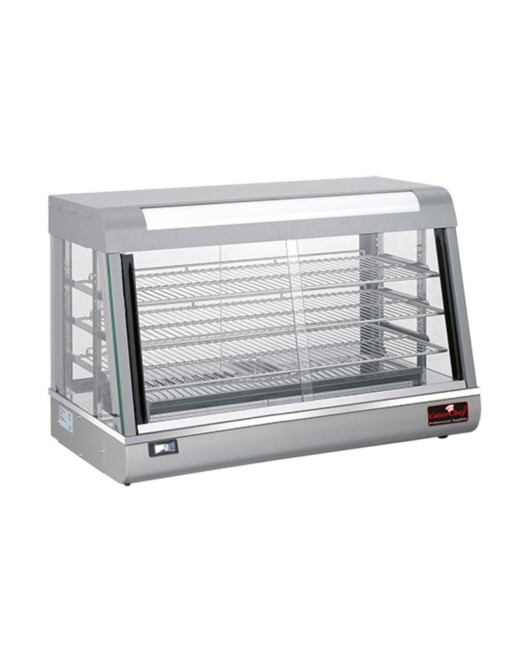 Warmhaltevitrine - Edelstahl / Silber - CaterChef - 680073