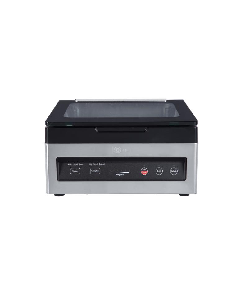Vakuumiermaschine – 25 cm – kompakt – 230 V – H 15,5 x B 31 x T 30,5 – G-Line