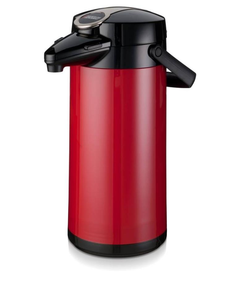 Airpot Furento - 2,2 Liter - Rot / Glas - Bravilor