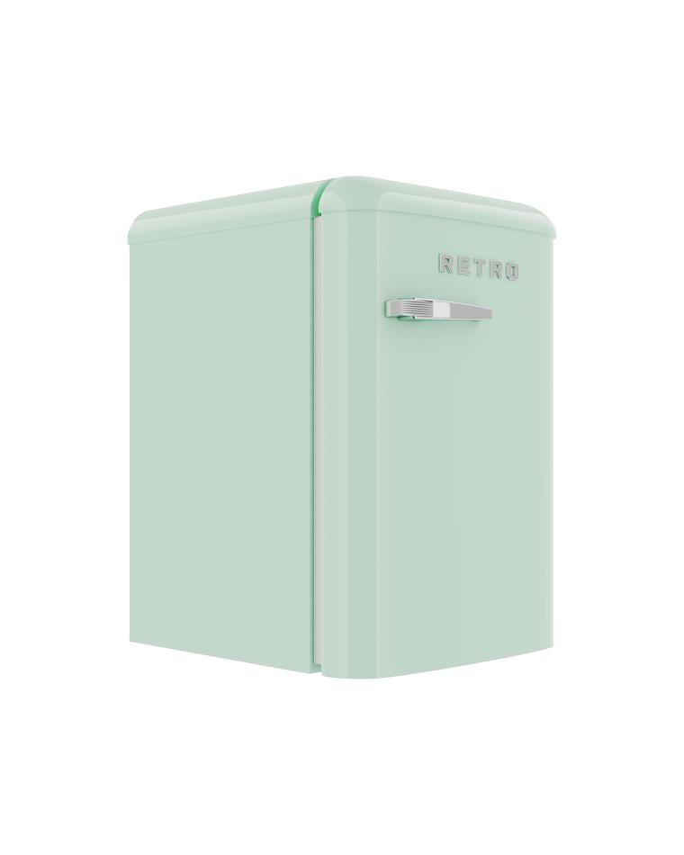 Retro-Kühlschrank – 120 Liter – Tischmodell – Mintgrün – G-Line