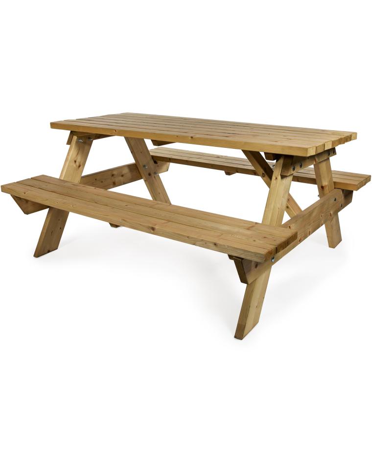 Picknicktisch - Schwere Qualität - 180 CM - Holz - G-Line