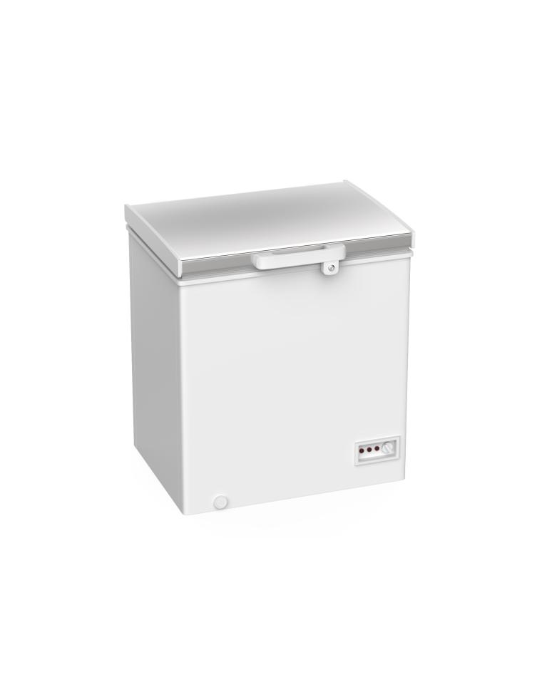 Gastronomie-Gefrierschrank – 150 Liter – Weiß – Edelstahldeckel – G-Line