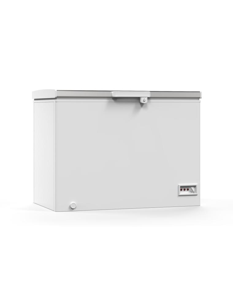 Gastronomie-Gefrierschrank – 300 Liter – Weiß – Edelstahldeckel – G-Line