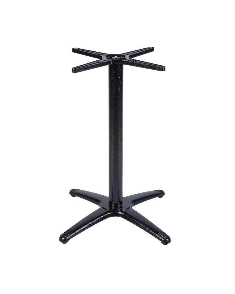 Tischgestell / Tischbein - 4 Standfüße - Roma - Schwarz - G-Line
