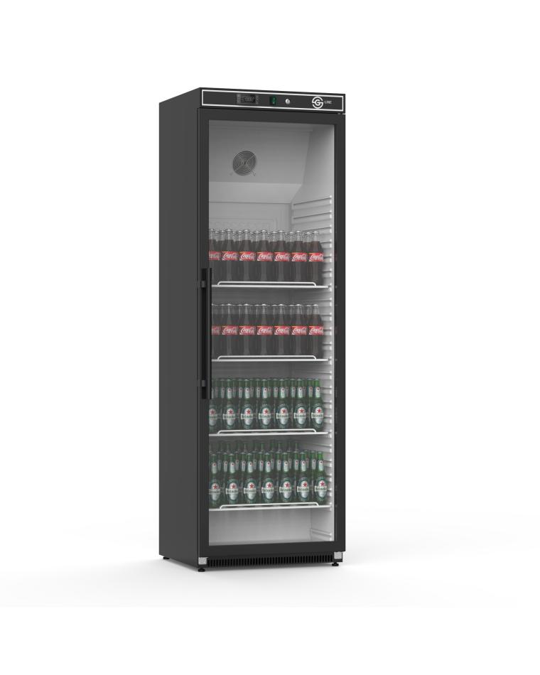 Kühlschrank-Glastür – 400 Liter – Schwarz – 1 Tür – G-Line
