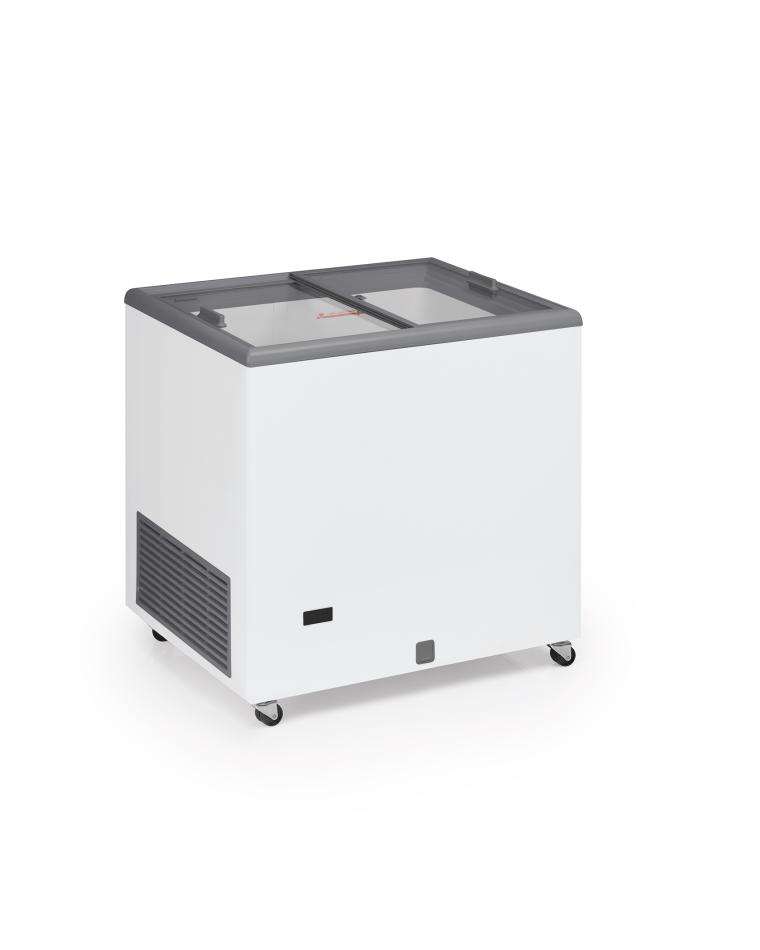 Eiskonservator - Glasschiebedeckel - 200 L - Weiß - 230V - G-Line