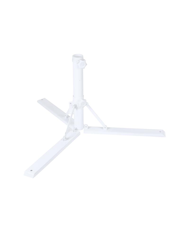 Sonnenschirmständer 3-beinig - Weiß - faltbar - 6 kg - G-Line