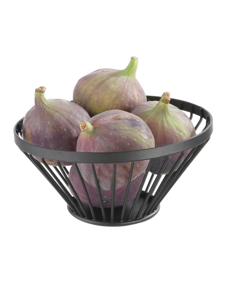 Obstkorb - H 8 cm - Mattschwarz - Hendi - 427095