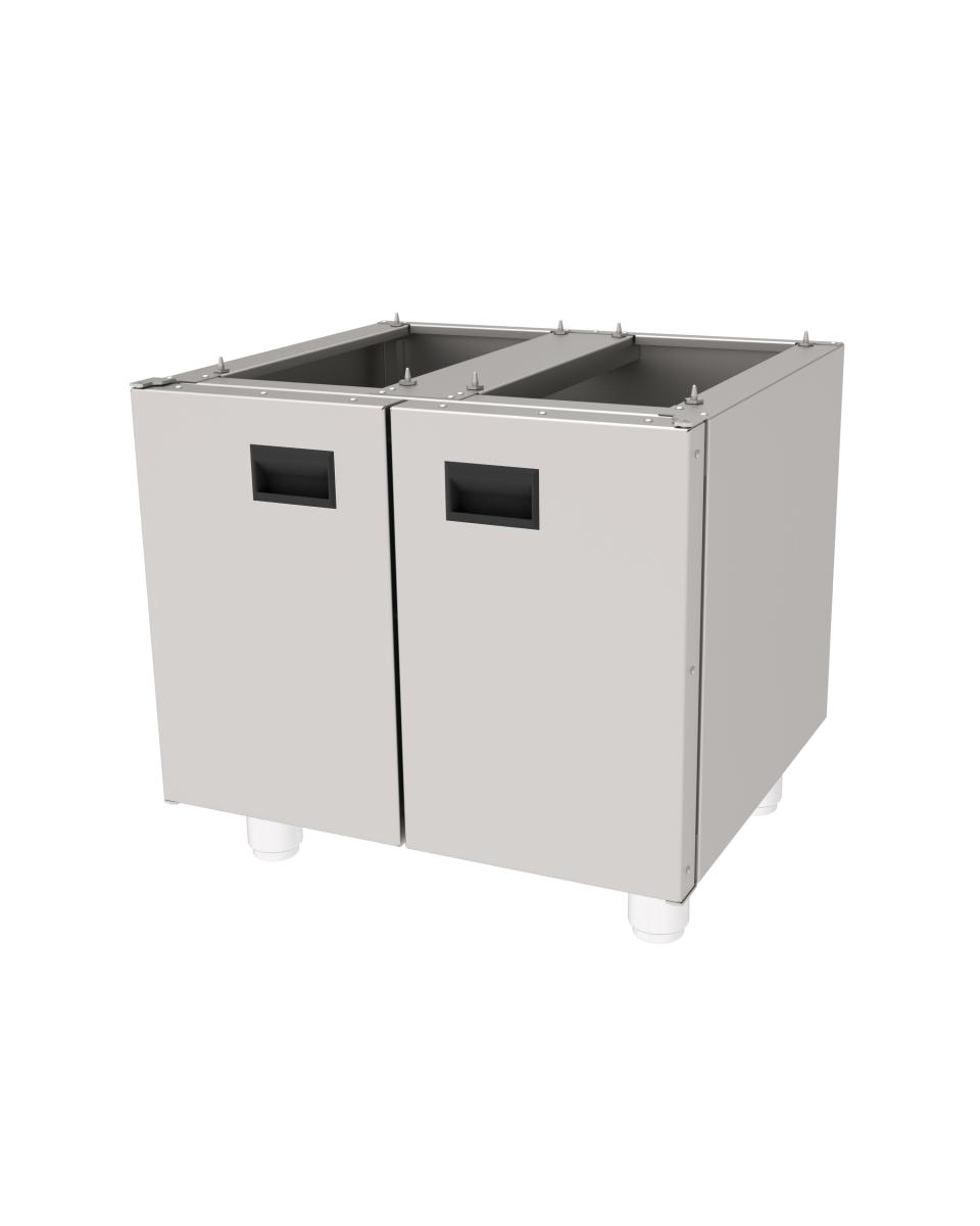 Untergestell - 2-türig - Edelstahl - B 60 CM - Linie G600
