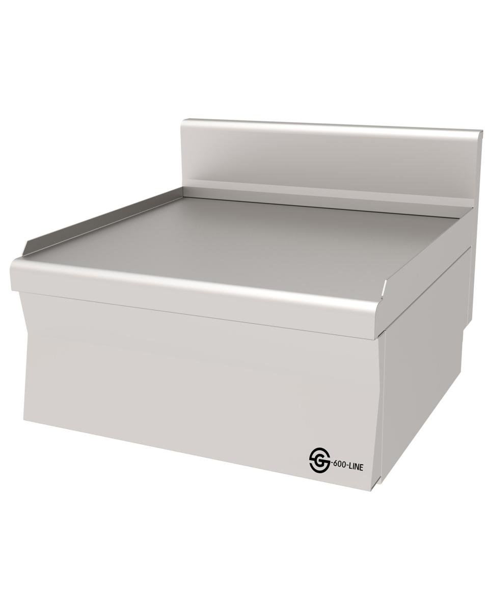 Arbeitsschrank - 1 Schublade - glatt - Edelstahl - B 60 CM - G600 Line